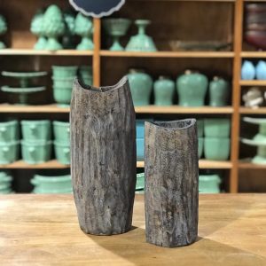 Vaso madeira natural