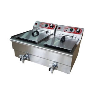 Freidora Eléctrica 8+8L Cuba Doble EF-122V 3+3KW