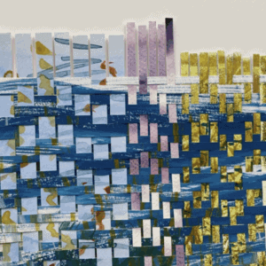 Watercolor and Paper Weaving workshop-Fiber Arts on 4th