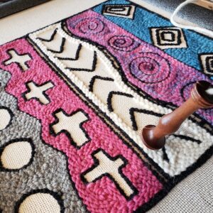 Punch Needle Rug Hooking Workshop-Fiber Arts on 4th