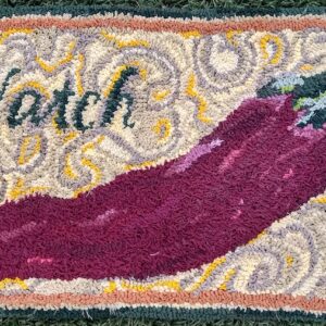 Rug Hooking of a Hatch Chile