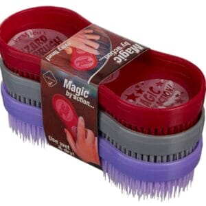 Wizard Brush Trio Burgundy/Grey/Purple 2 Wizard Brush Trio Burgundy/Grey/Purple - Afbeelding 2