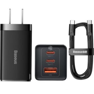 Baseus GaN5 Pro 2C+U 65W Fast Charger CN Black