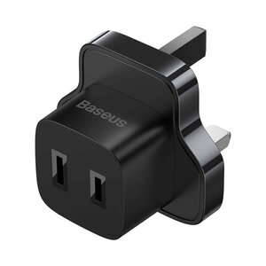 Baseus CN Pin to UK Pin Converter Plug – Cluster Black