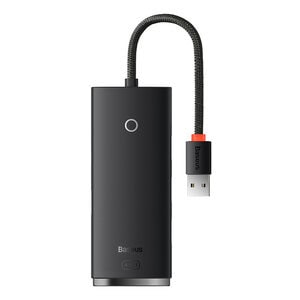 Baseus Lite Series 4-Port USB-A HUB Adapter 25cm Black