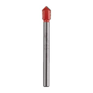 Τρυπάνι Γυαλιού και Πλακιδίων 6.5 x 60 mm με ενισχυμένη κεφαλή καρβιδίου για επαγγελματική διάτρηση.
