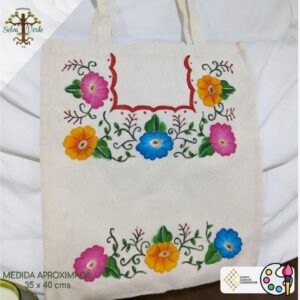 Bolsa de Manta - Estilo Blusa Bordada.