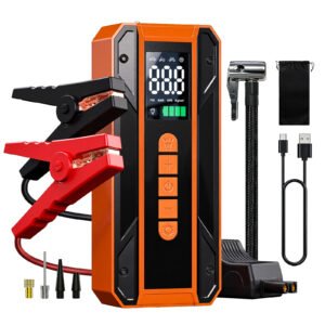 Portable Battery Pack With 150PSI Tire Inflator