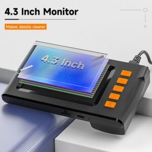 Dual-Lens Endoscope 4.3-inch, 32GB, 16.5ft