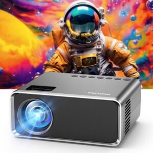 4K WiFi Projector — 12,000 Lumens, Native 1080P, Bluetooth