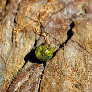 Pendentif "Sirène dans son bocal" - bijoux galatée merveilles - pendentif de sirène - bijoux fantaisies - colliers de sirène