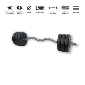 GazoFitness® Francia Rudas Súlyzó 33Kg