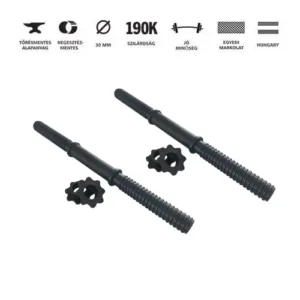 GazoFitness® Menetes súlyzórúd 45 cm (1 pár)