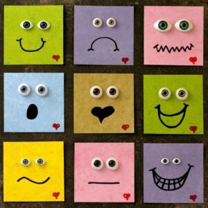 verschiedene emotionen
