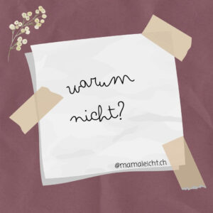 warum nicht - dem Kind etwas mehr erlauben