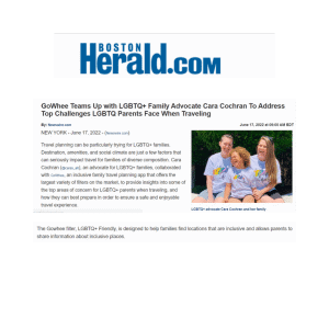 Screenshots of Boston Herald features