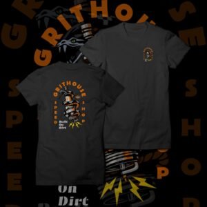 GritHouse Speed Shop Women’s T-Shirt – Built On Dirt (Limited Edition)