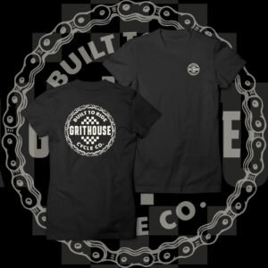 GritHouse Cycle Co. Women’s T-Shirt – Built To Ride (Limited Edition)