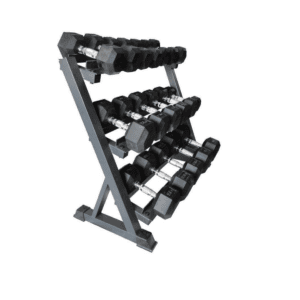 Hex Dumbbell Set & Rack