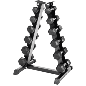 6 Dumbbells Set & Rack