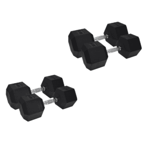 15kg and 17.5kg Hex Dumbbells