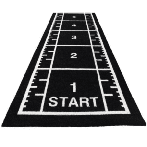 Gymgear Numbered Sprint/Sled Track Black 5m x 1m PRE ORDER