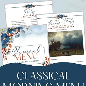 Medieval History Classical Morning Menu