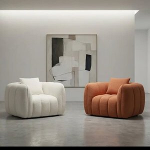 2026 أريكة مريحة على شكل قرع بمقعد واحد للبالكون وصالة نوم وصالة معيشة