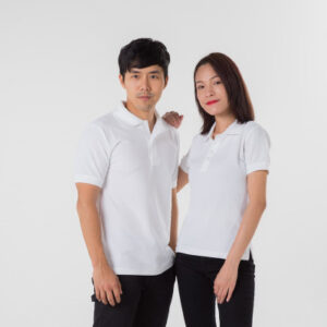 Alternative view of เสื้อโปโลสีขาว TG Polo