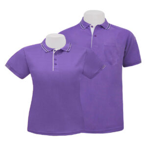 เสื้อโปโลสีม่วง EG Polo