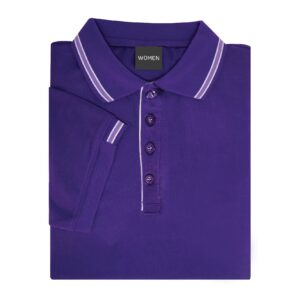 Alternative view of เสื้อโปโลสีม่วงเข้ม EG Polo