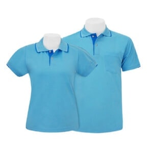 เสื้อโปโลสีฟ้า MN Polo