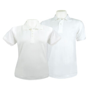 เสื้อโปโลสีขาว TG Polo