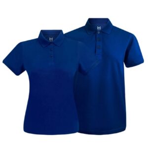 เสื้อโปโลสีกรมท่า Dry Tech - MOS Polo