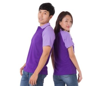 เสื้อโปโลสีม่วง
