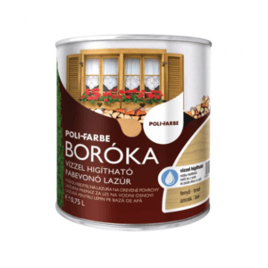 POLI-FARBE BORÓKA LAZÚR - több féle színben - 0,75 L