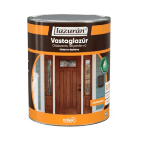 LAZURÁN VASTAGLAZÚR 0,75L MAHAGÓNI, SELYEMFÉNYŰ, OLDÓSZERES