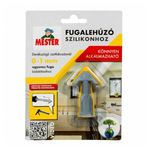 Fugalehúzó szilikonhoz, 0-1 mm, egyenes (szürke/sárga)