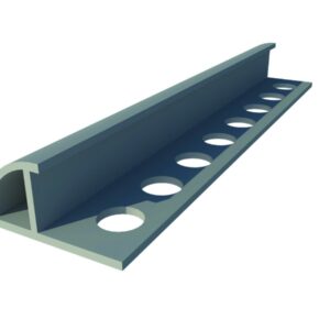 Műanyag élvédő csempéhez 10mm, 2.6m, világosszürke