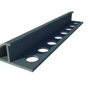 Műanyag élvédő csempéhez 10mm, 2.6m, szürke