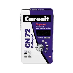Henkel Ceresit CN 72 Padlopon Önterülő Aljzatkiegyenlítő – 25 kg Kiváló terülés, erős tapadás, tartós felület
