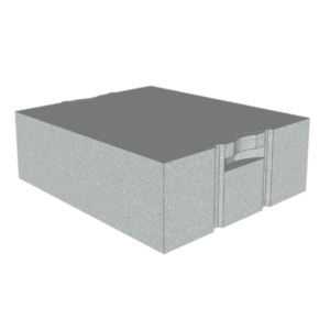 VIABLOKK D500/50 NF+GT falazóelem 600x200x500 mm