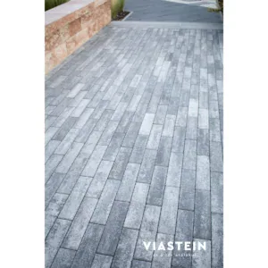 Viastein Vianum térkő 5 cm, antracit/fehér árnyalt