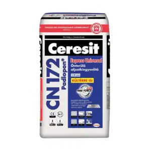 Henkel Ceresit Padlopon Express Universal CN 172 önterülő aljzatkiegyenlítő 3-20 mm 25 kg