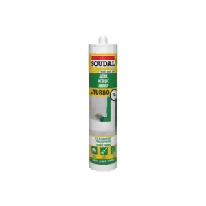 TURBO ACRYL HU – Akril tömítő 200 ml (fehér, festhető)
