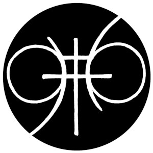 Stylized logo for God and the Bear