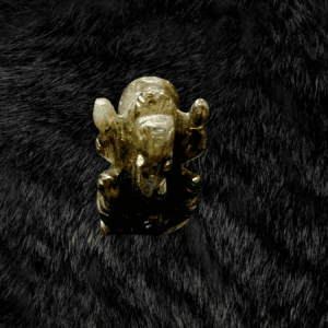 Divine Transformation – Labradorite Lord Ganesha Idol for Wisdom & Protection