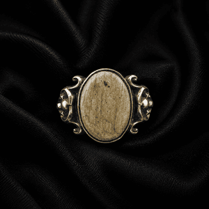 Natural Agate Silver Ring – Handcrafted Statement Gemstone Ring