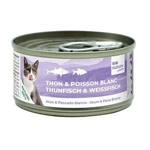 BUBI NATURE CAT ATUN & PESCADO BLANCO 24×70 g