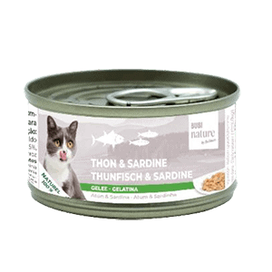 BUBI NATURE CAT GELATINA ATUN&SARDINA 24×70 g